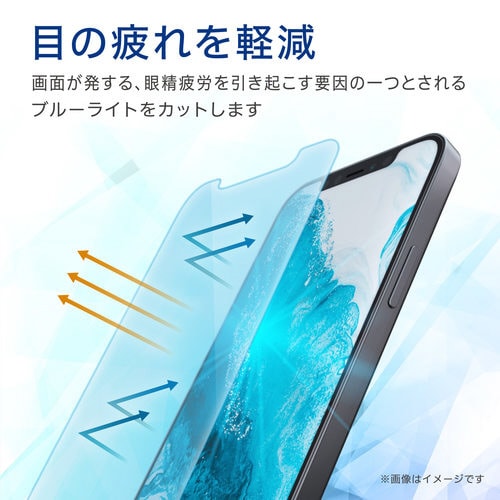 iPhone12ProガラスライクフィルムBL