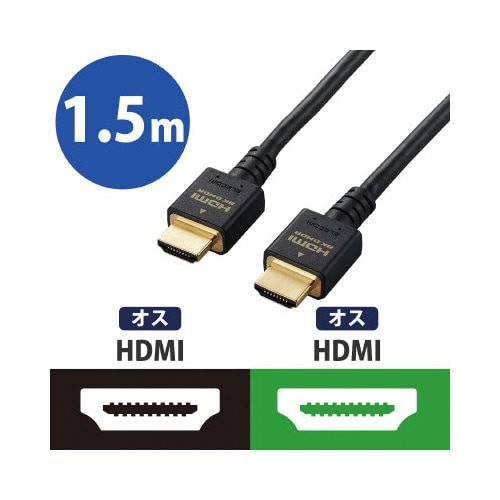 HDMIケーブル HDMI2.1 1.5m 黒