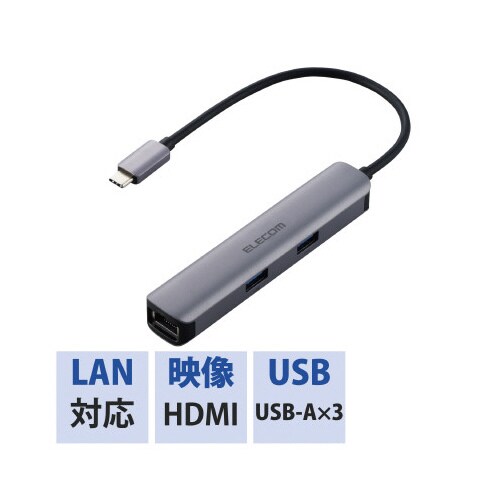 ドッキングステーション HDMI/LANポート付