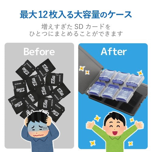 SDカードケース/12枚収納/SD