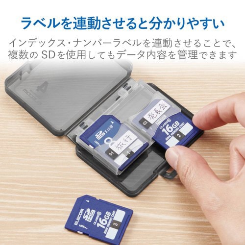 SDカードケース/4枚収納/SD