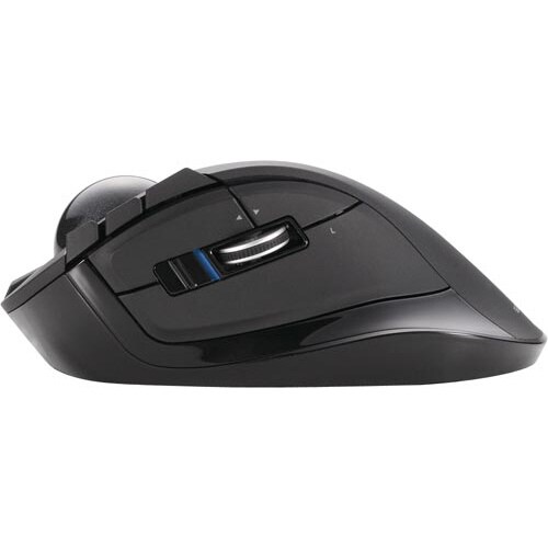 無線8ボタントラックボール 人差し指タイプ 黒