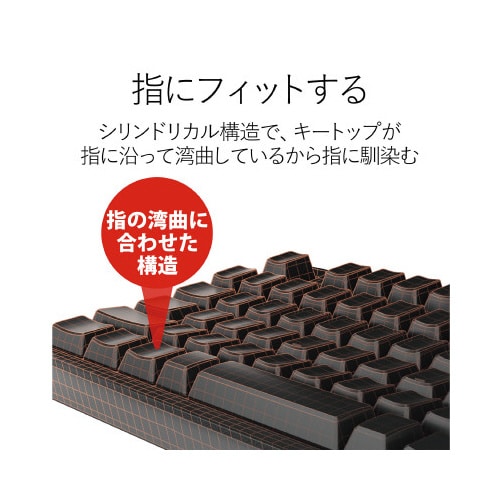 有線メンブレンキーボード メカニカルライク