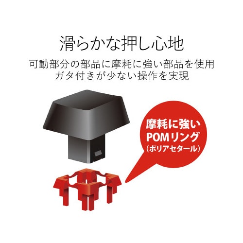 有線メンブレンキーボード メカニカルライク
