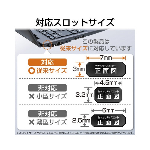 セキュリティワイヤー シリンダー錠