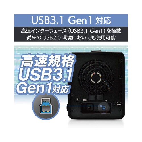 外付けHDD/4Bay/RAID/12TB