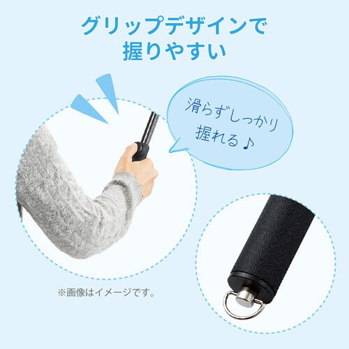 Bluetooth自撮り棒/回転/ブラック