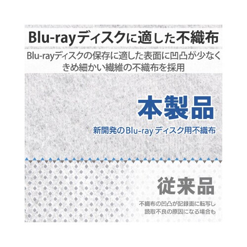 CD/DVD/BDケース/セミハード/160枚/白