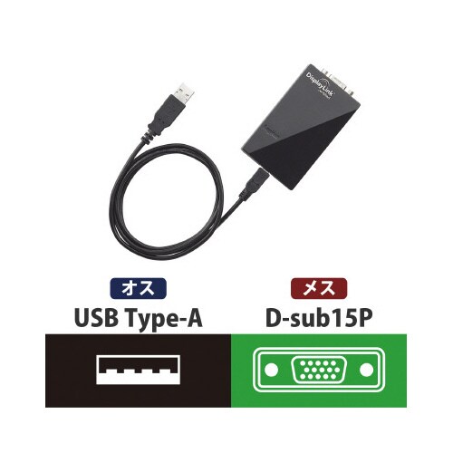 ディスプレィアダプタ/USB