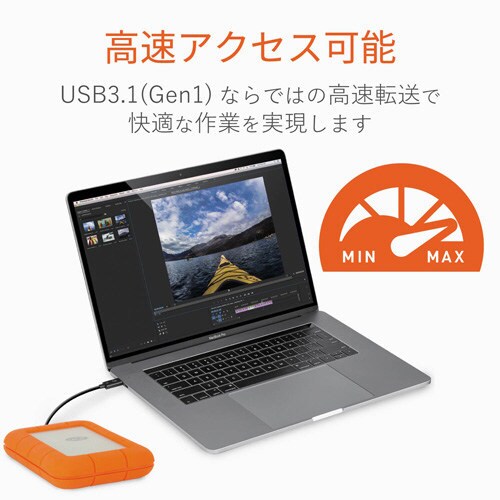 ポータブルHDD Rugged USB−C/5TB