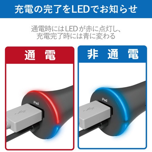 シガーチャージャー/4.8A/ブラック