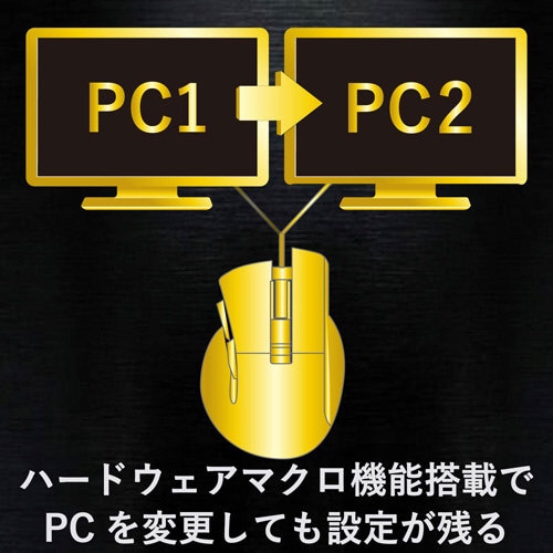 有線 14ボタン 3500dpi 高耐久 ブラック