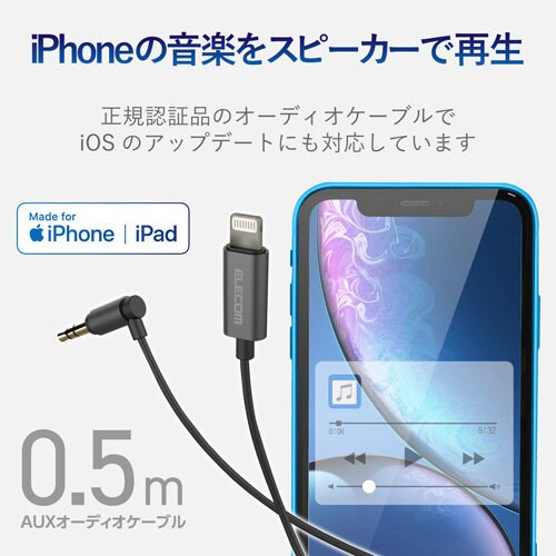 ライトニング−φ3.5 0.5m ブラック