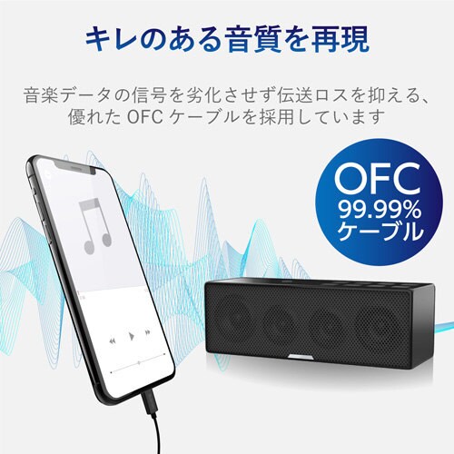 ライトニング−φ3.5 0.5m ブラック