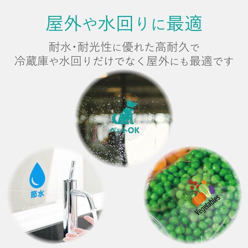 フリーカットラベル 光沢 A4 10枚 クリア