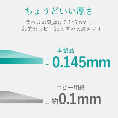 フリーカットラベル 光沢 A4 10枚 ホワイト