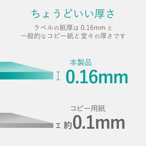 フリーカットラベル マット A4 10枚 ホワイト