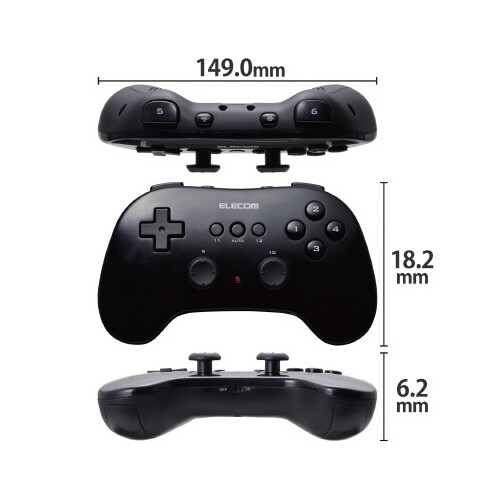 無線 ゲームパッド 12ボタン 連射 小型 軽量