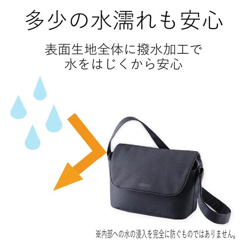 一眼レフカメラ用ショルダーバッグ ブラック