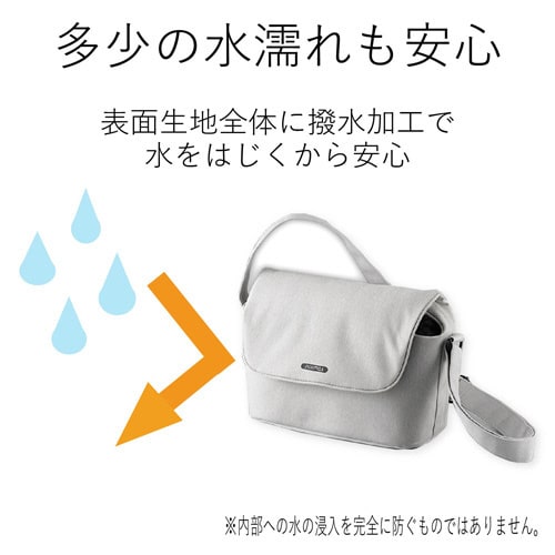 一眼レフカメラ用ショルダーバッグ グレー