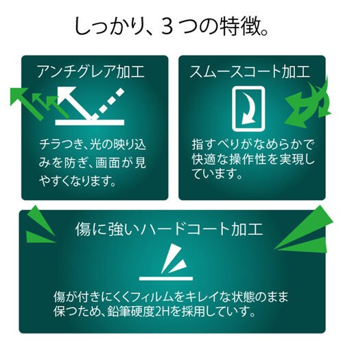 iPad/iPadPro防指紋フィルム 精細防反射