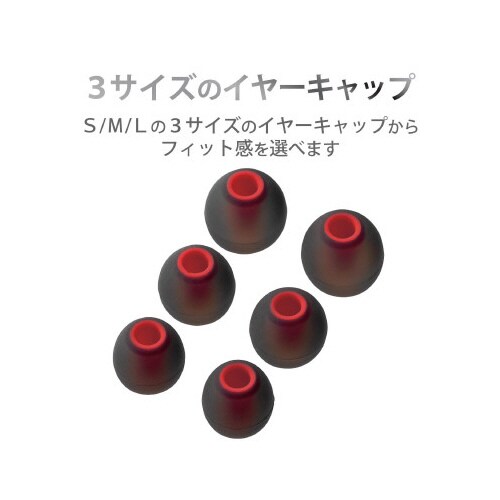 イヤホン カナルタイプ ハイレゾ音源対応 BK