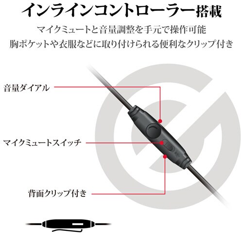 高音質ゲーミングヘッドセット 2m BK