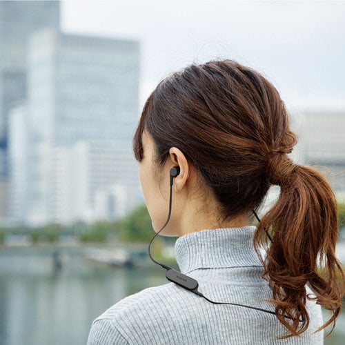 ワイヤレスイヤホン オーディオ スモークブラック