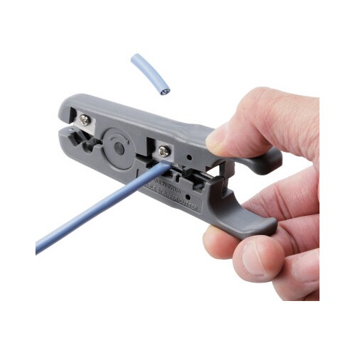 RJ45外皮むき工具 カッター機能付
