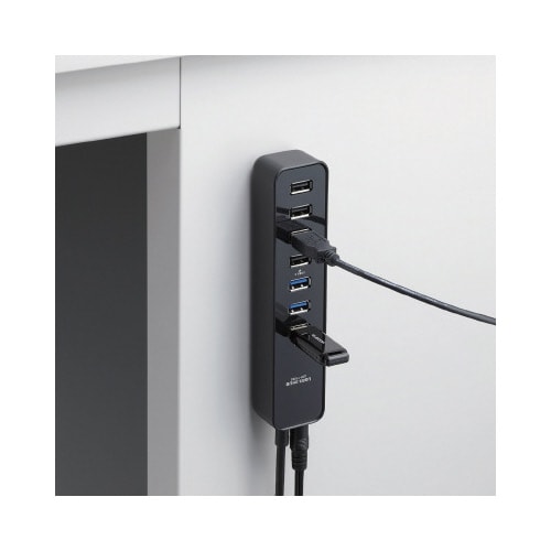 USBハブ 3.0/2.0 計7ポート マグネット