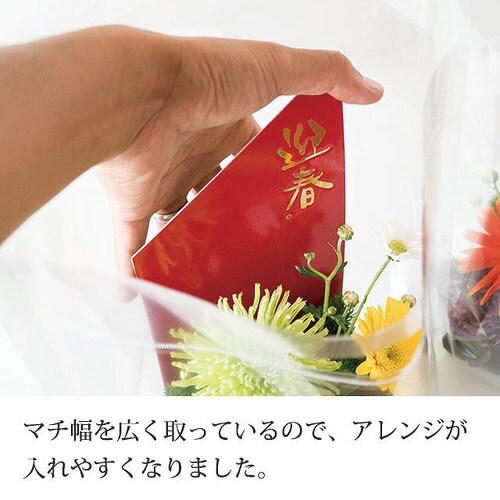 NEW無地クリアスタンドバッグ−M 30枚×2