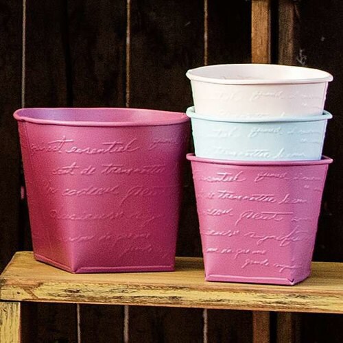 NFブリキポット−3/ブルー 6個×2