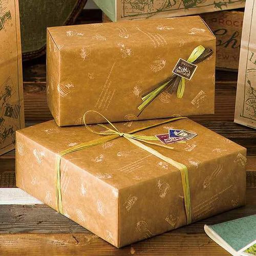 アンティークグリーン包装紙−1 50枚×2