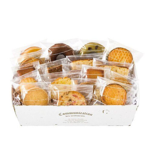 アンティークホワイトペーパーギフトトレイ−1×2