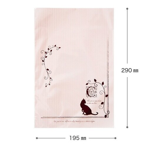 エレガントキャットOPPギフトバッグ−250枚×3