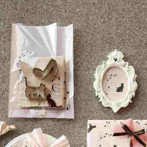 エレガントキャットOPPギフトバッグ−250枚×3