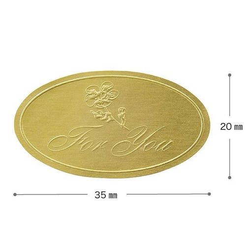 エレガントゴールドロールシール−3 500枚×3