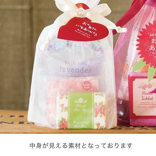 オーガンジーバッグ/アイボリー−SS 10枚×3