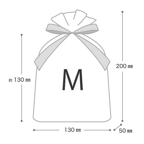 オーガンジーバッグ/モーブ−M 10枚×3