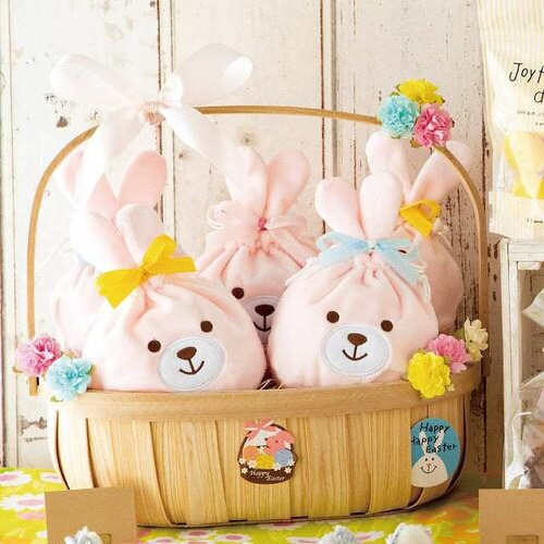 おすわりアニマル巾着バッグ/ウサギ−SS 10枚