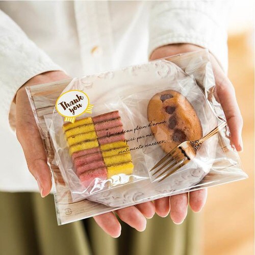 オンザテーブルテープ付OPPバッグ−1 50枚×3