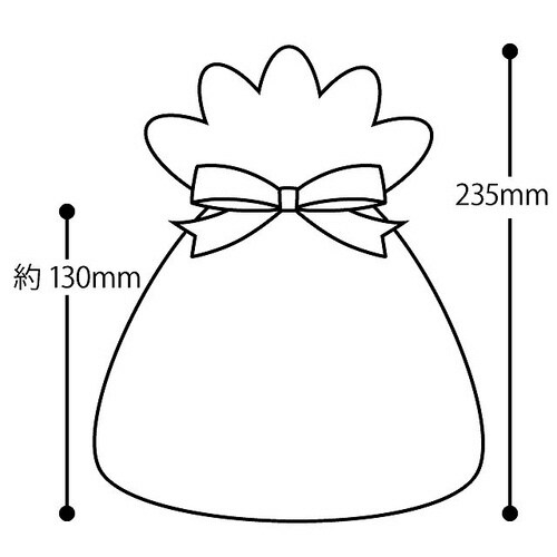 お花バッグ/ピンク−M 10枚