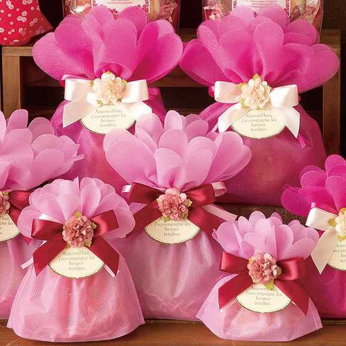 お花バッグ/ピンク−S 10枚×2