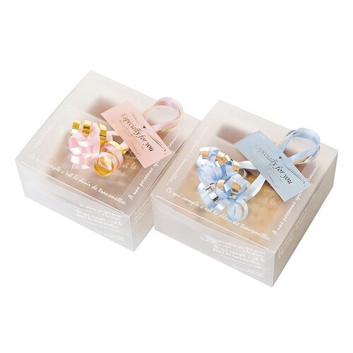 カーリングリボン付シール/ピンク−1 50枚×2