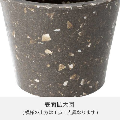 カラフルバンブーポット−S/チャコールグレー×3
