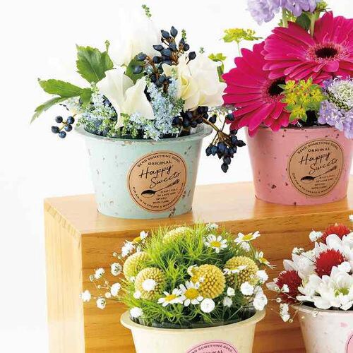 カラフルバンブーポットS/ミントグリーン 10×3