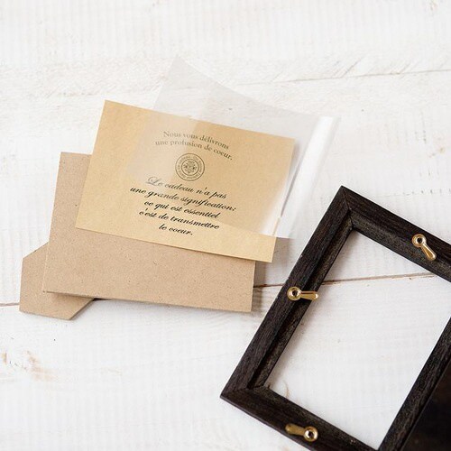 カンパーニュウッドフレーム−1/ブラック 6個