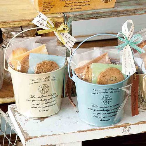 カンパーニュブリキバケツ−S/ブルー 6個×2