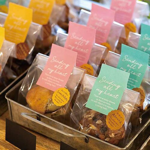 ギフト帯シール−2/イエロー 50枚×5