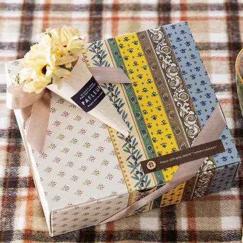 ギンガムチェックワイヤーリボン2/ブラック ×2